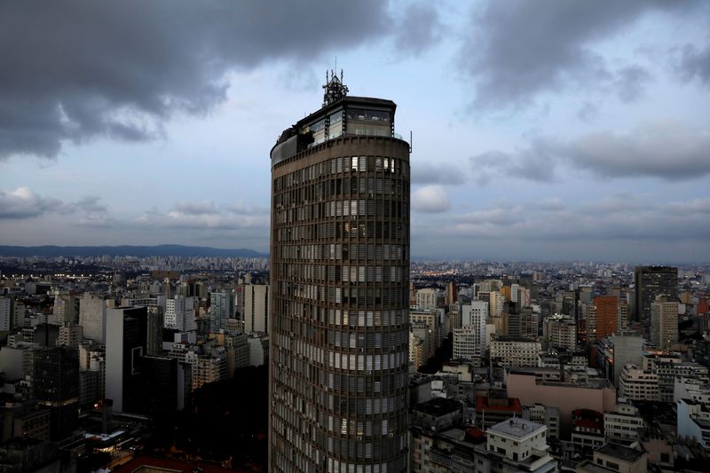 &copy; Reuters. FILE PHOTO: Italia building is seen among the skyline of Sao Paulo, Brazil, February 1, 2018. REUTERS/Paulo Whitaker/File Photo