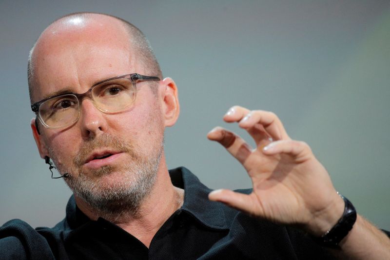 &copy; Reuters. FILE PHOTO: Mark Spitznagel, Founder and Chief Investment Officer of Universa Investments, speaks during the Skybridge Capital SALT New York 2021 conference in New York City, U.S., September 15, 2021.  REUTERS/Brendan McDermid/File Photo