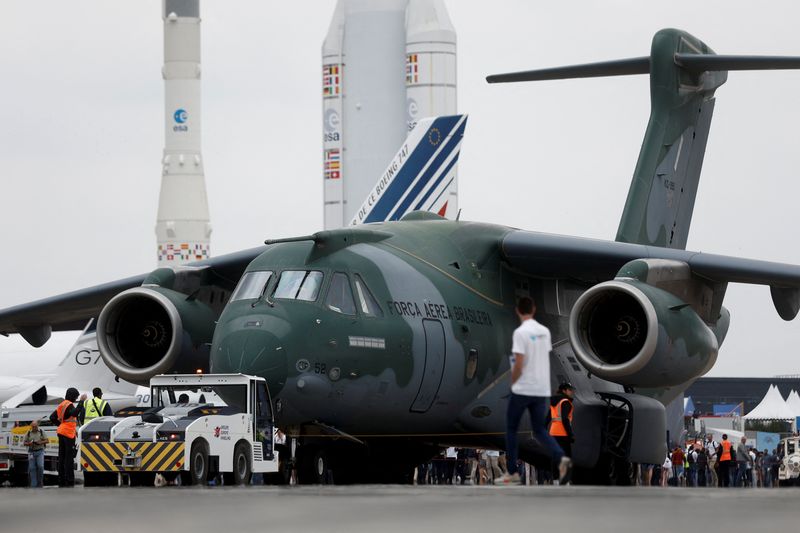 &copy; Reuters. Cargueiro KC-390n22/06/2023nREUTERS/Benoit Tessier