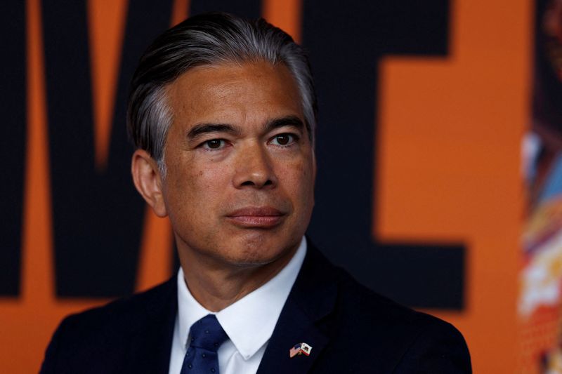 © Reuters. FILE PHOTO: California Attorney General Rob Bonta in New York City, U.S., September 23, 2024. REUTERS/Shannon Stapleton/File Photo