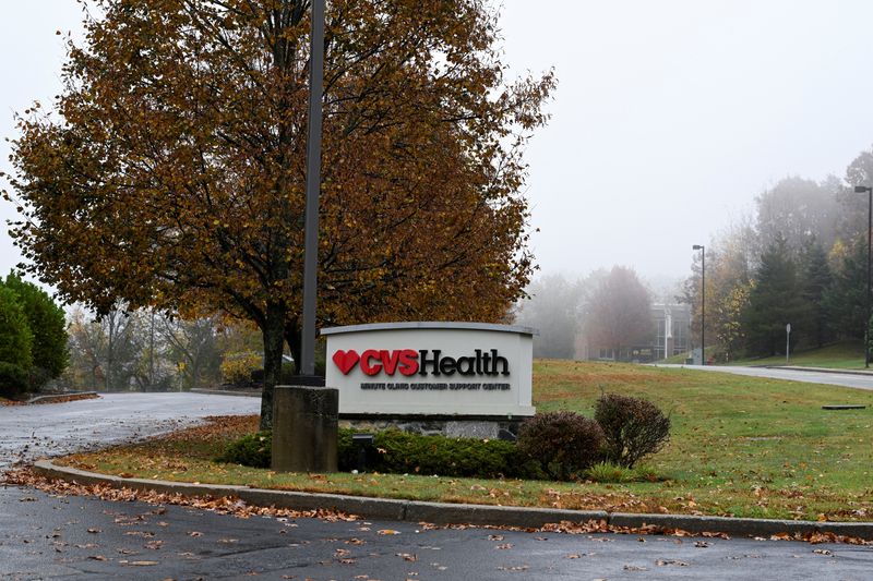 &copy; Reuters. A general view shows a sign of CVS Health Minute Clinic Customer Support Center, at CVS headquarters of CVS Health Corp in Woonsocket, Rhode Island, U.S. October 30, 2023.  REUTERS/Faith Ninivaggi/File Photo