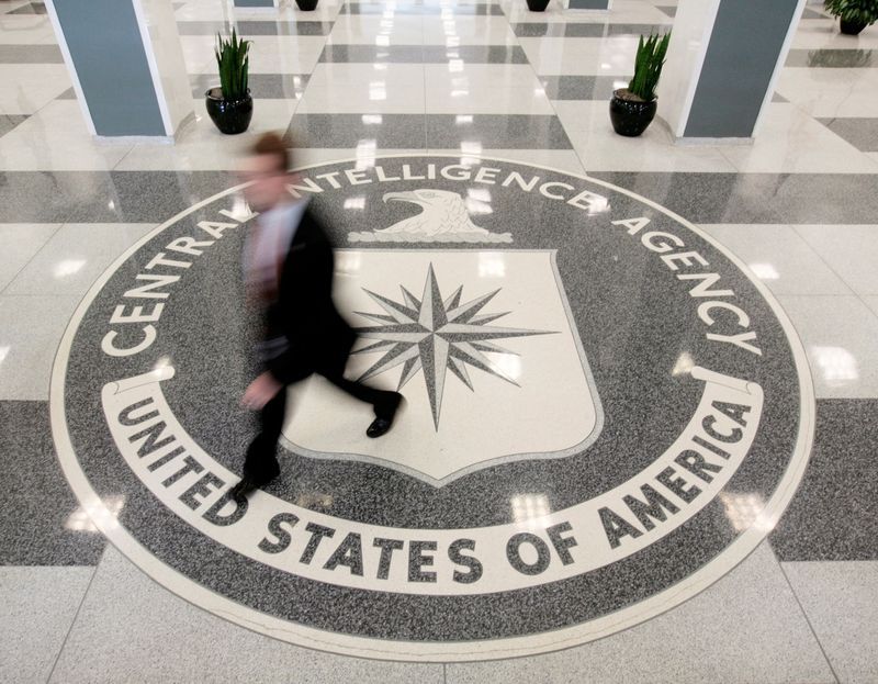 &copy; Reuters. FILE PHOTO: The lobby of the CIA Headquarters Building in Langley, Virginia, U.S. on August 14, 2008. REUTERS/Larry Downing/File Photo