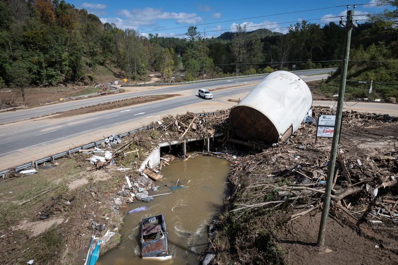 Thousands in North Carolina still without water days after Helene’s destruction By Reuters