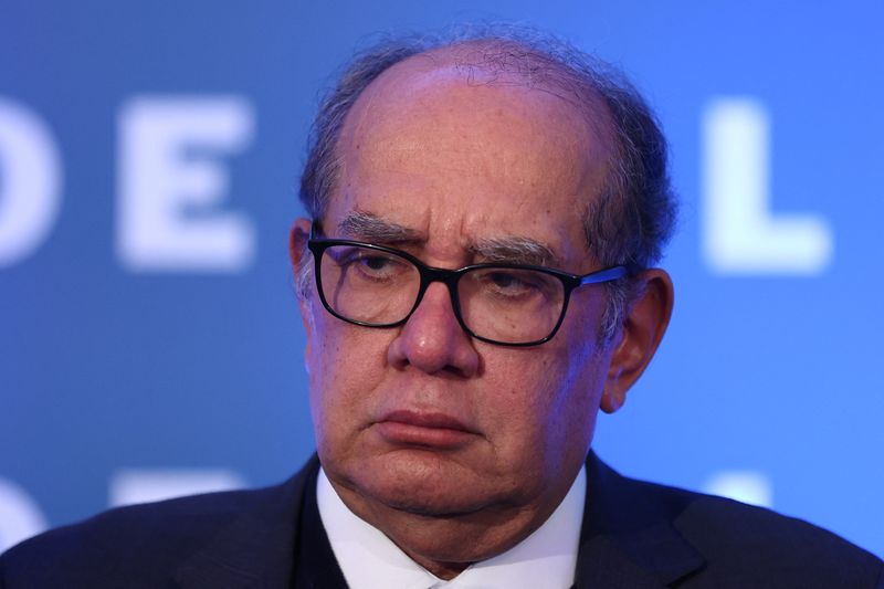 &copy; Reuters. Ministro do STF Gilmar Mendes em evento em Lisboa, Portugaln03/02/2023nREUTERS/Rodrigo Antunes