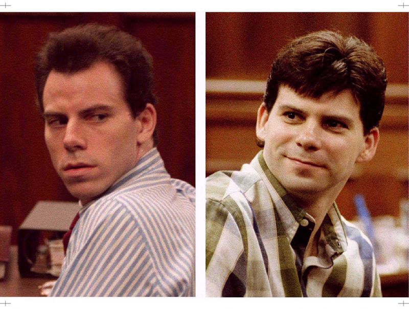 &copy; Reuters. FILE PHOTO: Undated file combo image of brothers Erik (L) and Lyle Menendez who were convicted March 20, 1996 of the first degree murder of their wealthy Beverly Hills parents. The brothers were sentenced to life imprisonment. REUTERS/HO  SN/File Photo