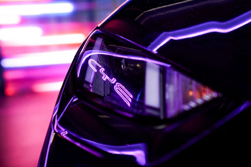 &copy; Reuters. Il BYD EV Dolphin Mini viene esposto mentre il produttore cinese di veicoli elettrici annuncia il lancio dell'EV a basso costo a Città del Messico, Messico, 28 febbraio 2024. REUTERS/Toya Sarno Jordan