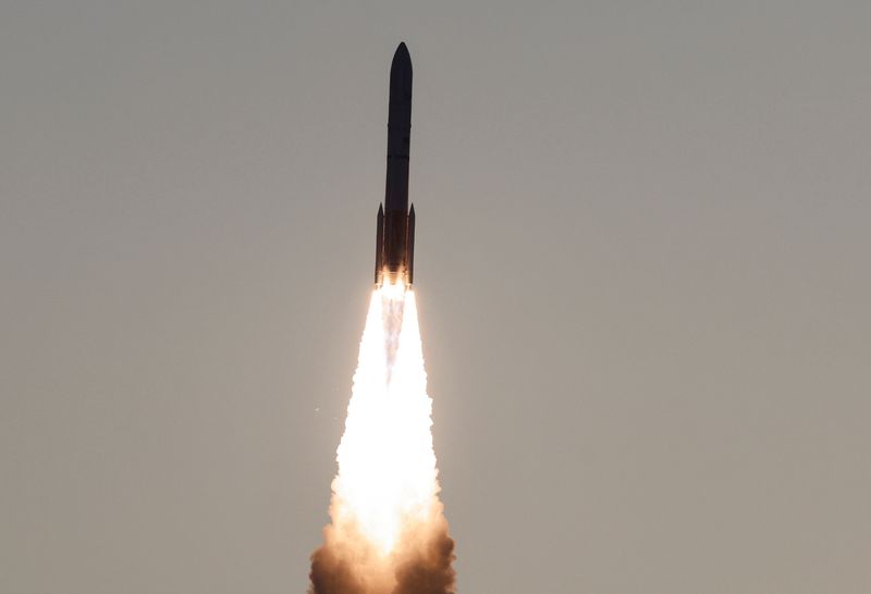 &copy; Reuters. Boeing-Lockheed joint venture United Launch Alliance's next-generation Vulcan rocket is launched for the second time on a certification test flight from the Cape Canaveral Space Force Station  in Cape Canaveral, Florida, U.S., October 4, 2024. REUTERS/Joe