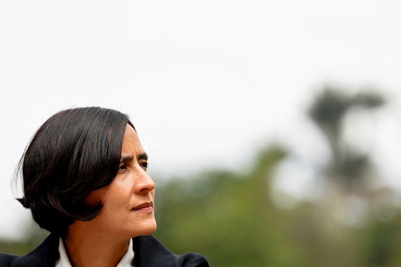 &copy; Reuters. FILE PHOTO: Colombia's Environment Minister Susana Muhamad attends a press conference on the COP16 that will be held in the country, in Bogota, Colombia August 26, 2024. REUTERS/Luisa Gonzalez/File Photo