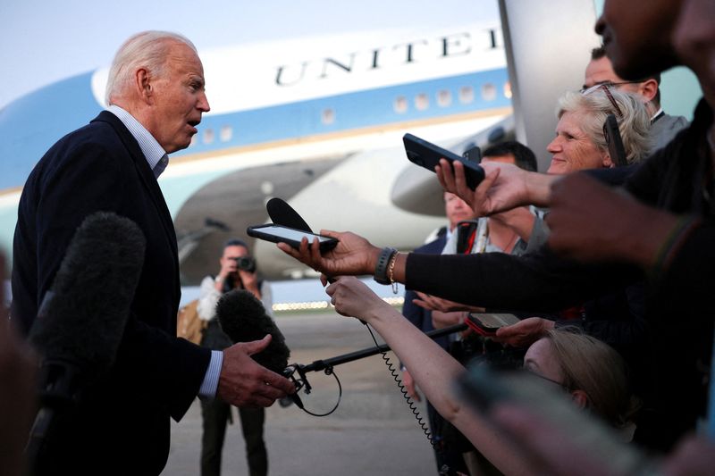 © Reuters. Presidente dos Estados Unidos, Joe Biden
03/10/2024
REUTERS/Tom Brenner