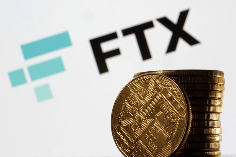 © Reuters. FILE PHOTO: FTX logo is seen in this illustration taken March 31, 2023. REUTERS/Dado Ruvic/Illustration/File Photo