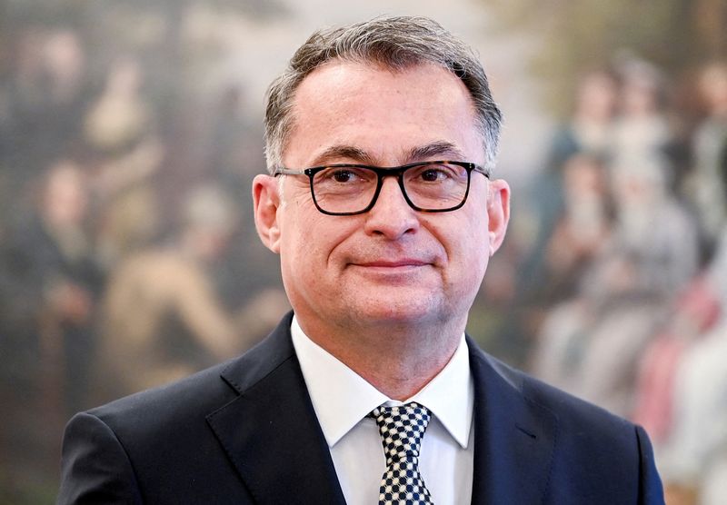 &copy; Reuters. FILE PHOTO: German Bundesbank President Joachim Nagel is seen after receiving his certificate of appointment from German President Frank-Walter Steinmeier, in Berlin, Germany, January 7, 2022. Britta Pedersen/Pool via REUTERS/File Photo