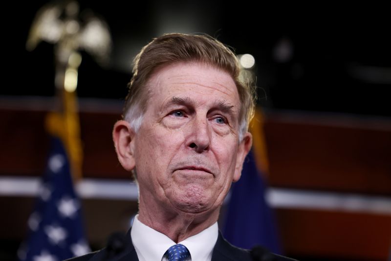 © Reuters. FILE PHOTO: U.S. Representative Don Beyer (D-VA) attends a news conference in the United States Capitol in Washington, U.S., May 18, 2021. REUTERS/Evelyn Hockstein/File Photo