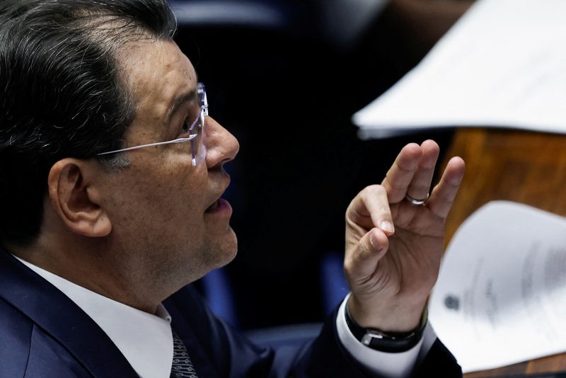 &copy; Reuters. Senador Eduardo Braga n08/11/2023nREUTERS/Adriano Machado