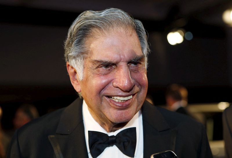 &copy; Reuters. FILE PHOTO: Ratan Tata, chairman emeritus of Tata Sons, attends an event where he was inducted into the 2015 Automotive Hall of Fame in Detroit, Michigan July 23, 2015.  REUTERS/Rebecca Cook/File Photo