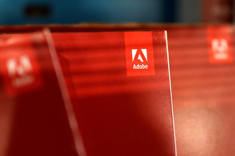 &copy; Reuters. An Adobe Systems Inc software box is seen in Los Angeles, California, U.S., March 13, 2017. REUTERS/Lucy Nicholson/File Photo