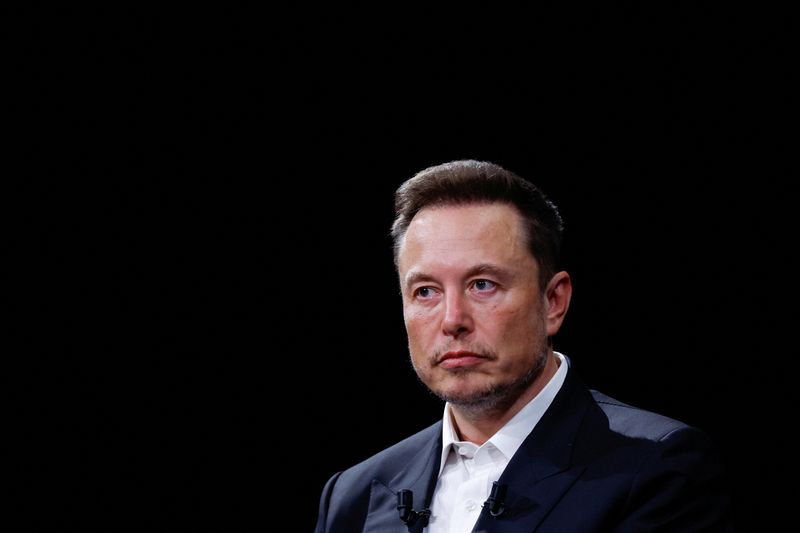 &copy; Reuters. FILE PHOTO: Elon Musk, Chief Executive Officer of SpaceX and Tesla and owner of X, formerly known as Twitter,  attends the Viva Technology conference dedicated to innovation and startups at the Porte de Versailles exhibition centre in Paris, France, June 