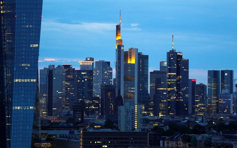 &copy; Reuters. Vista de Frankfurt, Alemanhan13/08/2019. REUTERS/Kai Pfaffenbach/File Photo