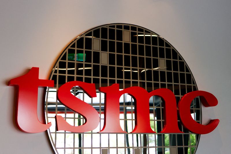 &copy; Reuters. Il logo Tsmc a Hsinchu, Taiwan. REUTERS/Ann Wang/