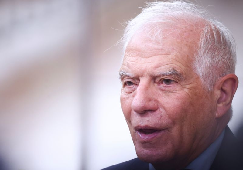 &copy; Reuters. European Union foreign policy chief Josep Borrell attends a European Union leaders summit in Brussels, Belgium October 17, 2024. REUTERS/Johanna Geron/