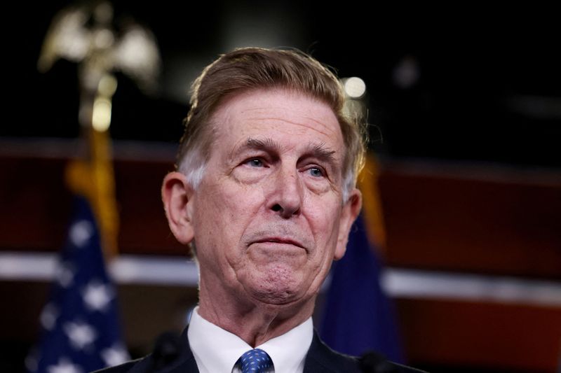 © Reuters. FILE PHOTO: U.S. Representative Don Beyer (D-VA) attends a news conference in the United States Capitol in Washington, U.S., May 18, 2021. REUTERS/Evelyn Hockstein/File Photo