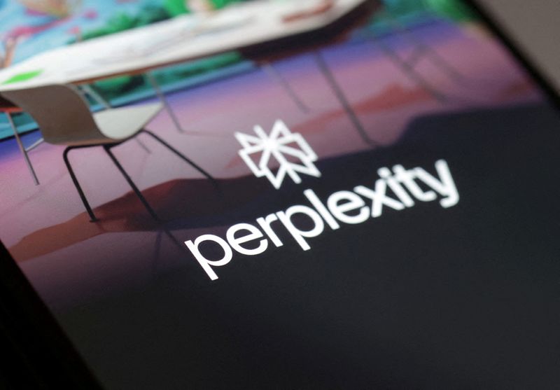 © Reuters. FILE PHOTO: Perplexity AI logo is seen in this illustration taken January 4, 2024. REUTERS/Dado Ruvic/Illustration/File Photo