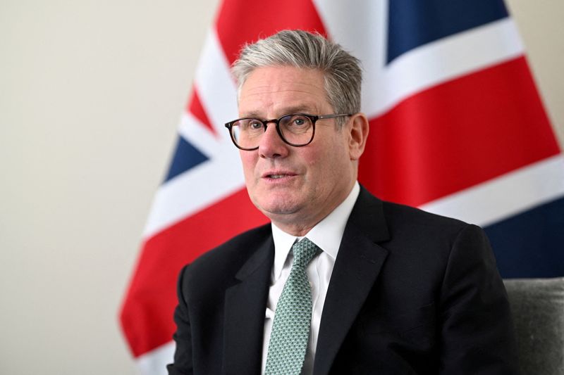 © Reuters. Primeiro-ministro britânico, Keir Starmer, durante reunião bilateral nas Nações Unidas, em Nova York
25/09/2024
Leon Neal/Pool via REUTERS