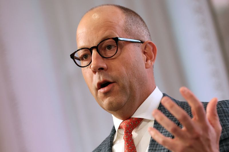 &copy; Reuters. FILE PHOTO: Christopher Kiper, Chief Investment Officer for Legion Partners Asset Management LLC., speaks during the 13D Monitor's Active-Passive Investor Summit in New York City, U.S., October 17, 2023. REUTERS/Brendan McDermid/File Photo