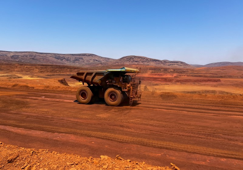 &copy; Reuters. Caminhão em mina de minério de ferro da Rio Tinto na Austrália