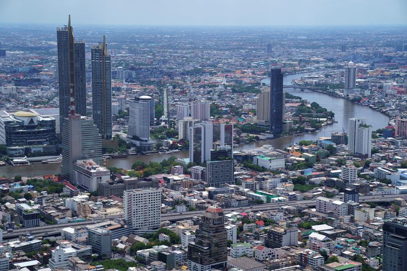 &copy; Reuters. FILE PHOTO: A view of Bangkok city, Thailand, June 21, 2020. Picture taken June 21, 2020. REUTERS/Athit Perawongmetha/File Photo