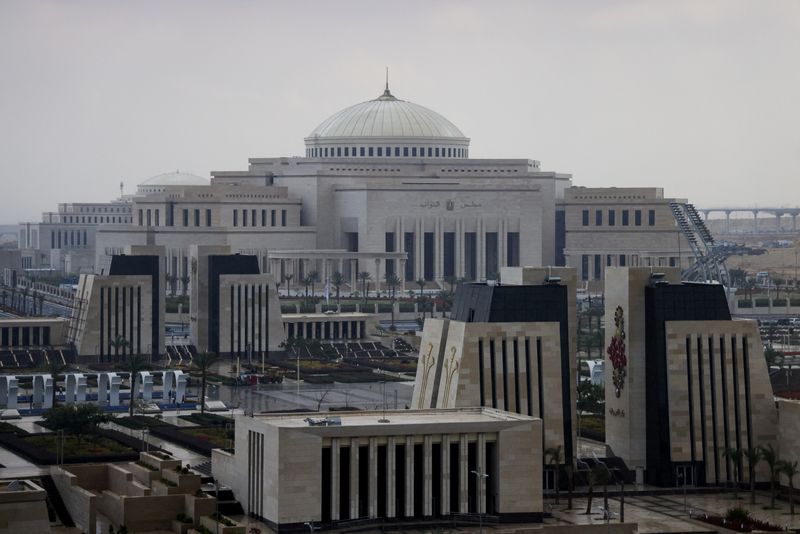 &copy; Reuters. FILE PHOTO: A general view shows the Parliament building at the New Administrative Capital (NAC) in the east of Cairo, Egypt, March 24, 2024. REUTERS/Amr Abdallah Dalsh/File Photo