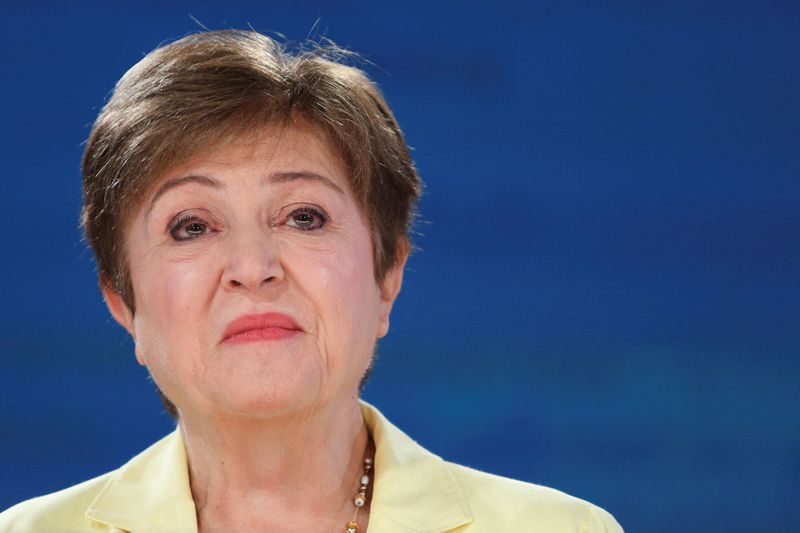 &copy; Reuters. IMF Managing Director Kristalina Georgieva holds a press briefing during the International Monetary Fund (IMF) and the World Bank Group 2024 Fall Meeting in Washington, U.S., October 24, 2024. REUTERS/Kaylee Greenlee Beal