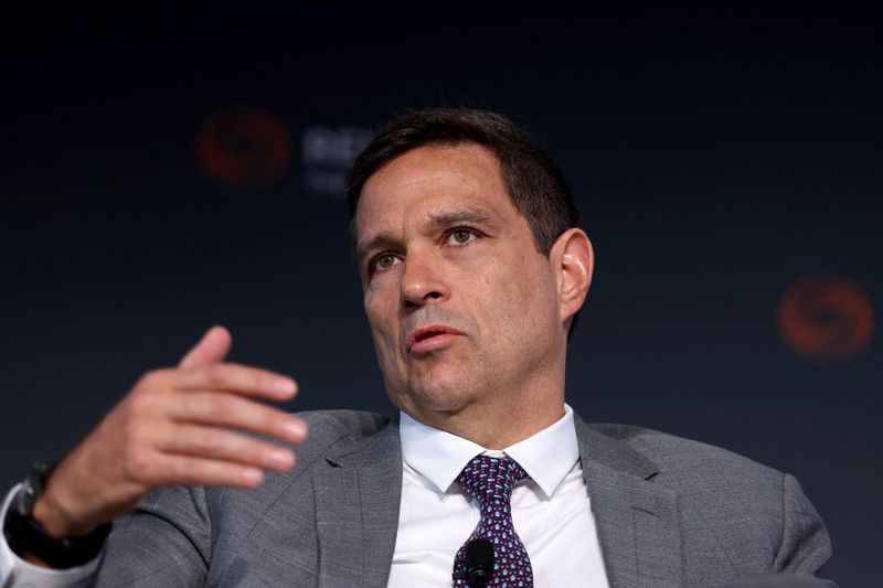 &copy; Reuters. FILE PHOTO: Brazil's central bank Governor Roberto Campos Neto, speaks at the ReutersNEXT Newsmaker event in New York City, New York, U.S., November 9, 2023. REUTERS/Brendan McDermid/File Photo