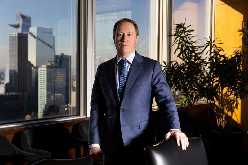 &copy; Reuters. Morgan Stanley's incoming CEO Ted Pick poses for a portrait in New York City, U.S., December 21, 2023. REUTERS/Jeenah Moon/File Photo