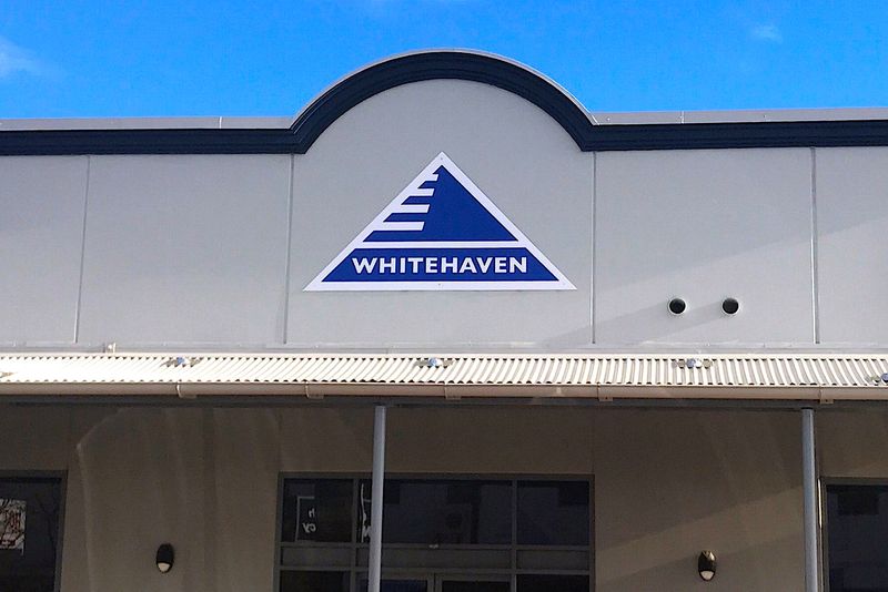 &copy; Reuters. The logo of Australia's biggest independent coal miner Whitehaven Coal Ltd is displayed on their office building located in the north-western New South Wales town of Gunnedah in Australia, August 15, 2017. Picture taken August 15, 2017.    REUTERS/David G