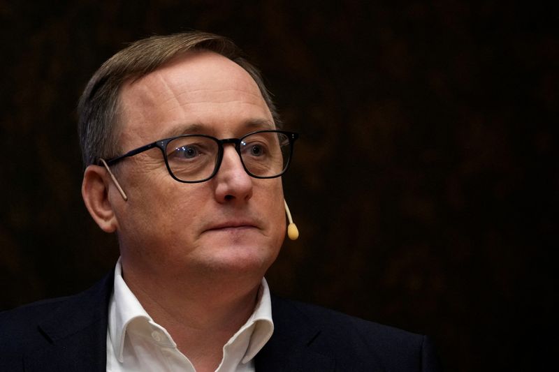 &copy; Reuters. Latvian central bank governor Martins Kazaks attends the bank's macroeconomic forecast presentation in Riga, Latvia September 23, 2022. REUTERS/Ints Kalnins/ File Photo