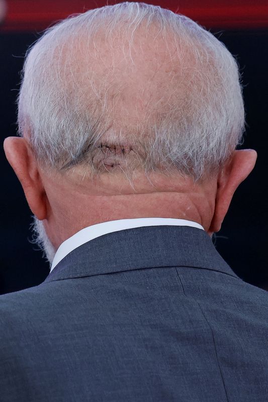 © Reuters. Presidente Luiz Inácio Lula da Silva durante cerimônia no Palácio do Planalto
25/10/2024
REUTERS/Adriano Machado