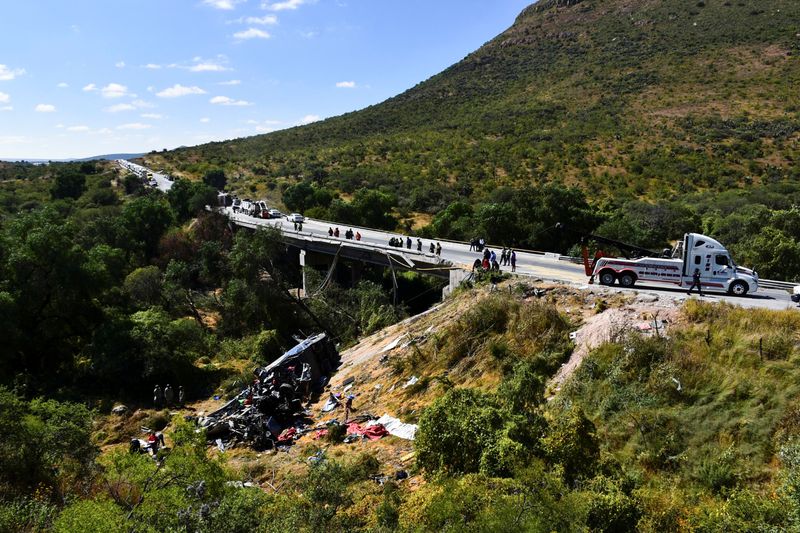 © Reuters. Highway from Nayarit to Chihuahua, Piedra Gorda, Mexico, October 26, 2024. REUTERS/Edgar Chavez