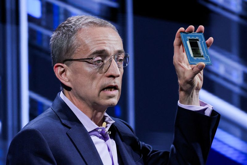 &copy; Reuters. Intel CEO Pat Gelsinger delivers a speech at the COMPUTEX forum in Taipei, Taiwan June 4, 2024. REUTERS/Ann Wang/File Photo