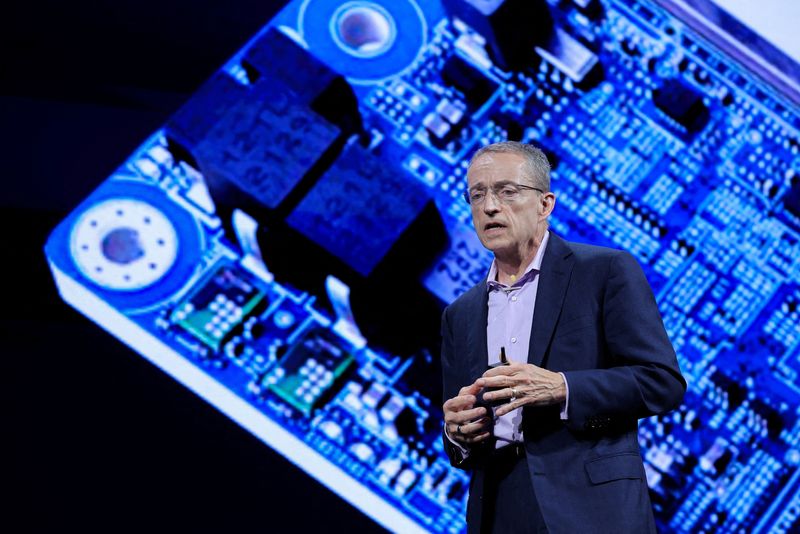 &copy; Reuters. Intel CEO Pat Gelsinger delivers a speech at the COMPUTEX forum in Taipei, Taiwan June 4, 2024. REUTERS/Ann Wang/File Photo