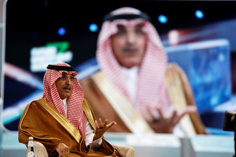 © Reuters. Saudi Arabia's Minister of Finance Mohammed bin Abdullah Al-Jadaan attends the Future Investment Initiative (FII) in Riyadh, Saudi Arabia October 30, 2024. REUTERS/Hamad I Mohammed