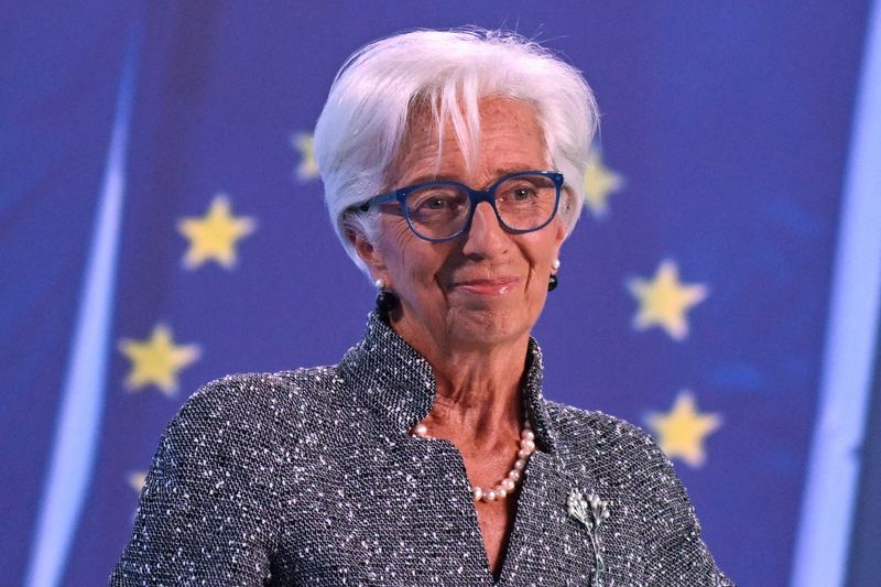 &copy; Reuters. La presidente della Banca centrale europea (Bce) Christine Lagarde parla ai giornalisti dopo la riunione del Consiglio direttivo di politica monetaria a Francoforte, Germania, 12 settembre 2024. Foto REUTERS/Jana Rodenbusch/File Photo