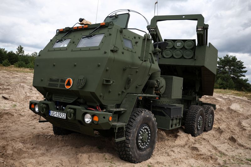 &copy; Reuters. Polish Army's multiple rocket launcher M142 Himars is seen before a press conference, a week before the National Army Day Parade, at Wesola military base in Warsaw, Poland, August 8, 2023. REUTERS/Kacper Pempel/File Photo