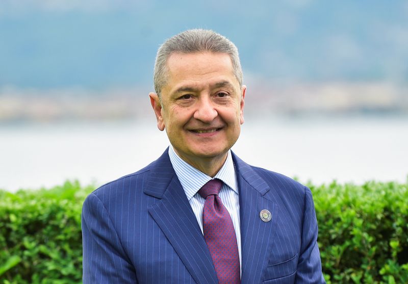 &copy; Reuters. Il governatore della Banca d'Italia Fabio Panetta partecipa alla riunione dei ministri delle Finanze e dei governatori delle banche centrali del G7 a Stresa, Italia, 24 maggio 2024. REUTERS/Massimo Pinca/Foto d'archivio