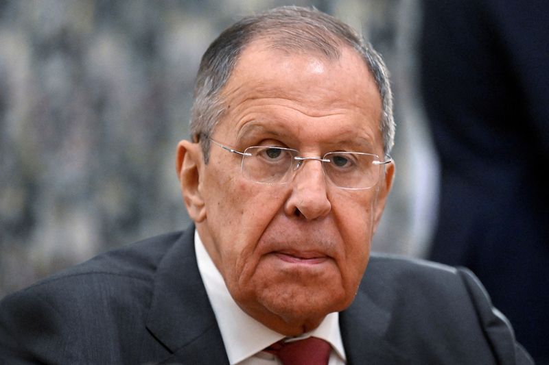 &copy; Reuters. Chanceler russo Sergei Lavrov em Moscoun 28/10/2024   Alexander Nemenov/Pool via REUTERS