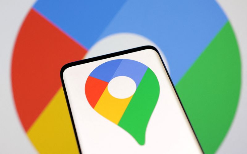 © Reuters. Google Maps app logo is seen in this illustration taken, August 22, 2022. REUTERS/Dado Ruvic/Illustration/File Photo