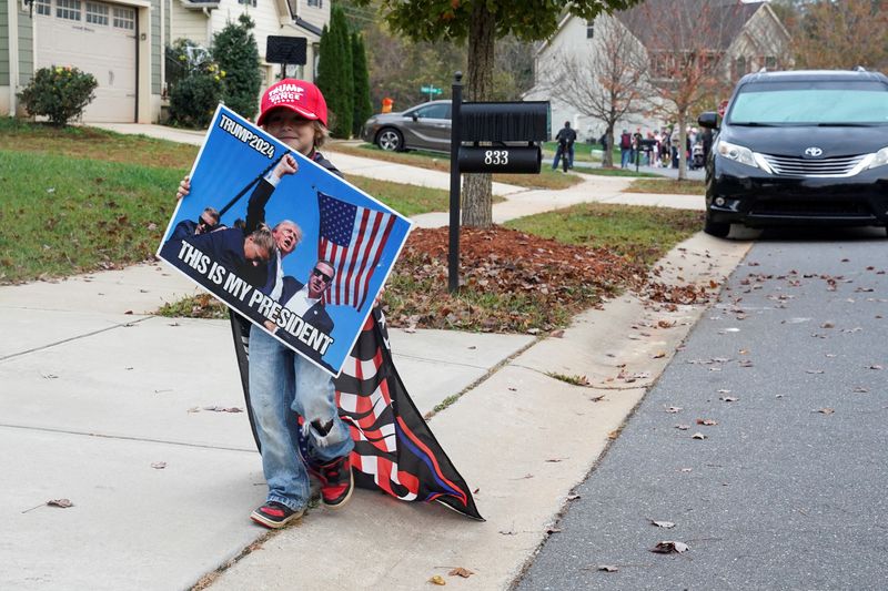 © Reuters. Gastonia, North Carolina, November 2, 2024. REUTERS/Megan Varner