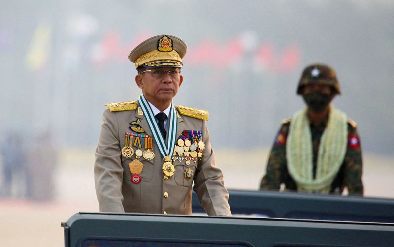 Myanmar Junta Chief To Make First China Visit Since Seizing Power By ...