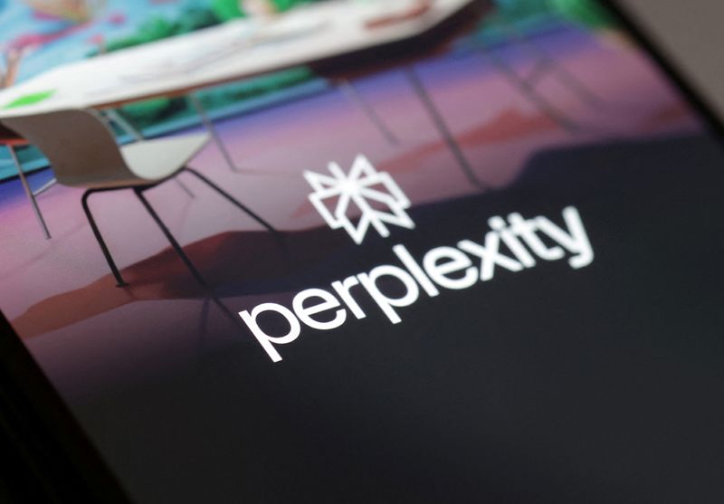 © Reuters. Perplexity AI logo is seen in this illustration taken January 4, 2024. REUTERS/Dado Ruvic/Illustration/File Photo