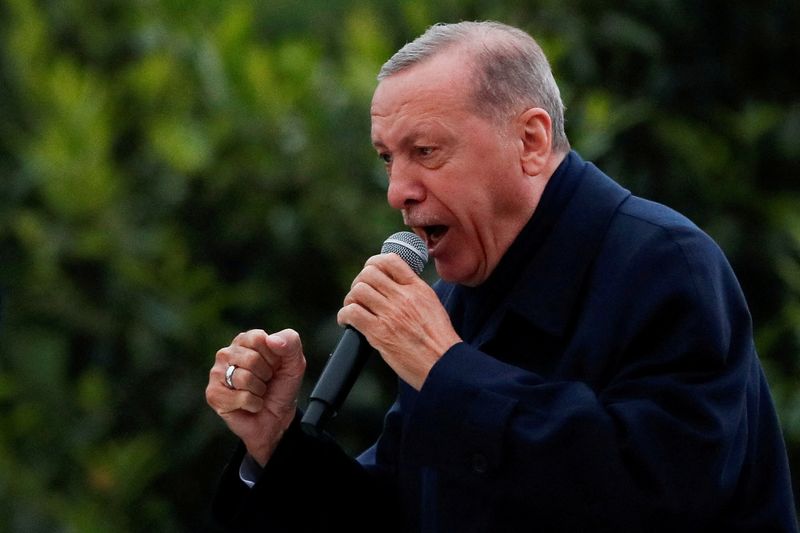 &copy; Reuters. Presidente turco Tayyip Erdogan em Istambuln 28/5/2023   REUTERS/Murad Sezer