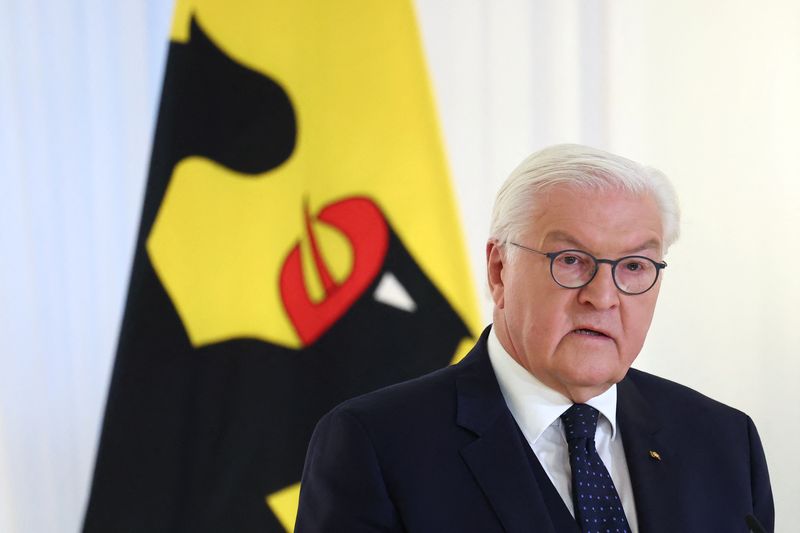 &copy; Reuters. Presidente da Alemanha, Frank-Walter Steinmeier, em Berlimn07/11/2024 REUTERS/Lisi Niesner